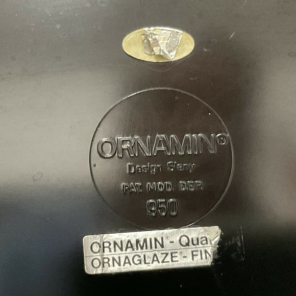 Vtg Ornamin Black White Serving Platter Tray With Sections Relish, Charcuterie - Picture 4 of 5